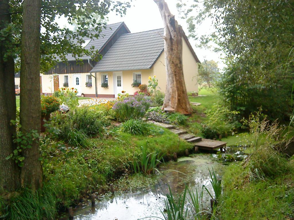 Ferienwohnung Am Storchennest Schmogrow ภายนอก รูปภาพ